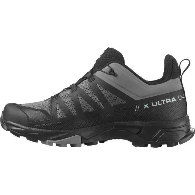 Black / Grey Salomon X Ultra 4 Men's Hiking Shoes | PH 67019C